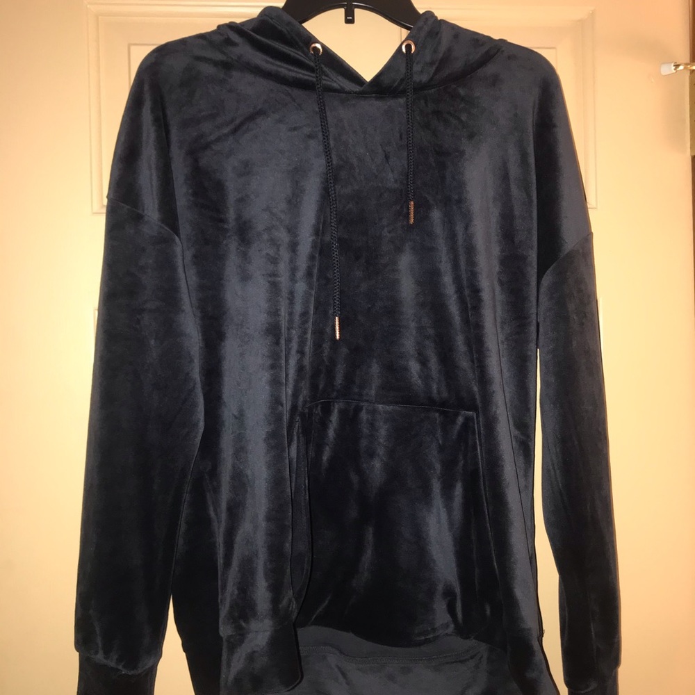 Blue Velvet Lightweight Hoodie